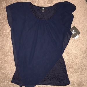 Navy blue top